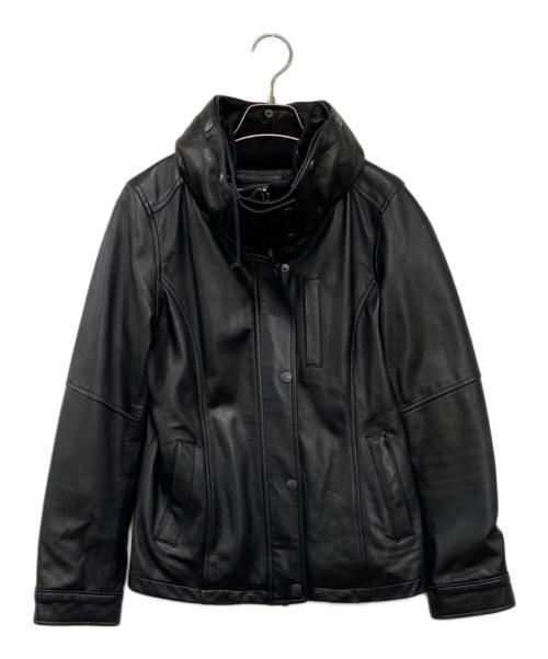 AVIREX Belle（アヴィレックス ベル）AVIREX belle (アヴィレックス ベル) ラムレザージャケット ブラック サイズ:Mの古着・服飾アイテム