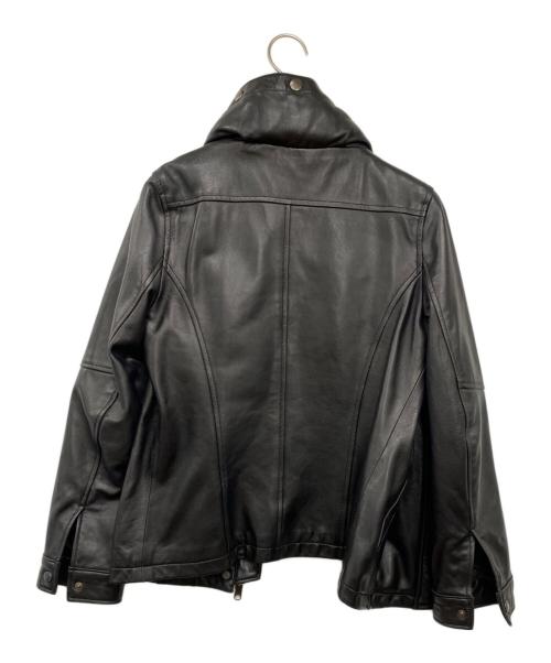 AVIREX Belle（アヴィレックス ベル）AVIREX belle (アヴィレックス ベル) ラムレザージャケット ブラック サイズ:Mの古着・服飾アイテム