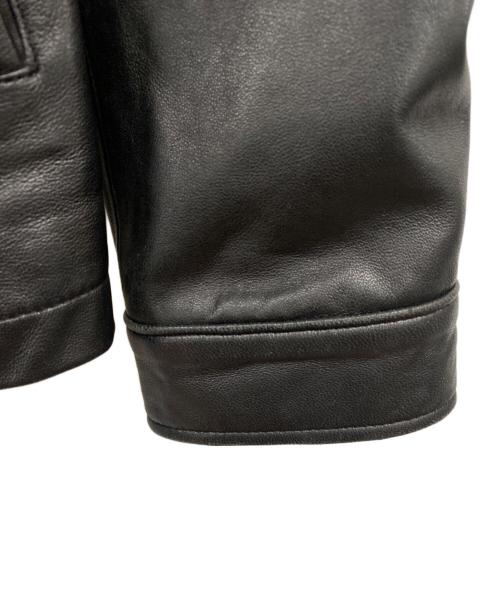 AVIREX Belle（アヴィレックス ベル）AVIREX belle (アヴィレックス ベル) ラムレザージャケット ブラック サイズ:Mの古着・服飾アイテム