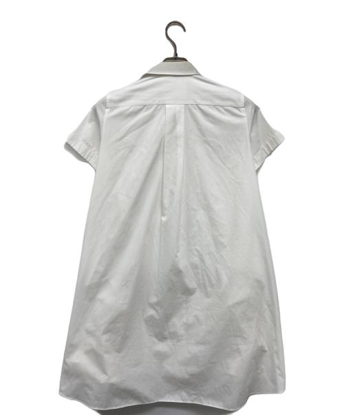 sacai（サカイ）sacai (サカイ) シャツワンピース ホワイト サイズ:1の古着・服飾アイテム