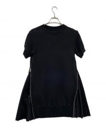 sacai（サカイ）の古着「半袖ワンピース」｜ブラック