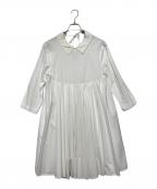 AVNエーヴィーエヌ）の古着「AVN シャツワンピース」｜ホワイト