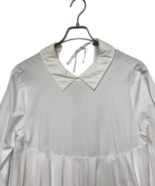 AVN（エーヴィーエヌ）AVN (エーヴィーエヌ) AVN シャツワンピース ホワイト サイズ:SIZE 38の古着・服飾アイテム