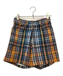 TOGA PULLA（トーガ プルラ）の古着「Cotton twill check short pants」｜マルチカラー
