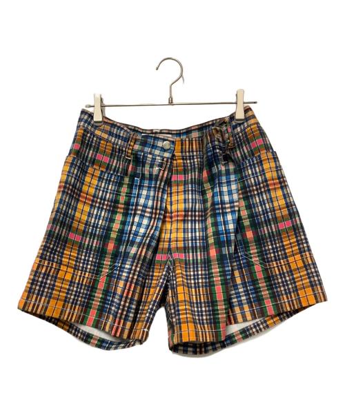 TOGA PULLA（トーガ プルラ）TOGA PULLA (トーガ プルラ) Cotton twill check short pants マルチカラー サイズ:34の古着・服飾アイテム