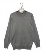 JOHN SMEDLEYジョンスメドレー）の古着「ニット」｜ライトグレー