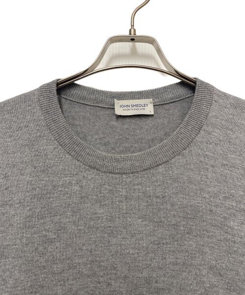 JOHN SMEDLEY（ジョンスメドレー）JOHN SMEDLEY (ジョンスメドレー) ニット ライトグレー サイズ:Lの古着・服飾アイテム