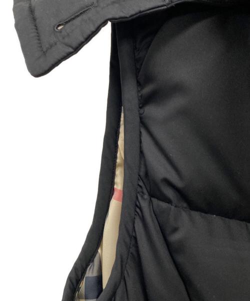 BURBERRY LONDON（バーバリーロンドン）BURBERRY LONDON (バーバリーロンドン) フード付きダウンベスト ブラック サイズ:46の古着・服飾アイテム