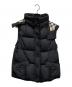 BURBERRY LONDON（バーバリーロンドン）の古着「フード付きダウンベスト」｜ブラック