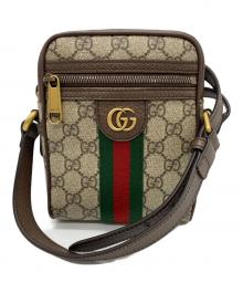 GUCCI（グッチ）の古着「ショルダーバッグ」｜ベージュ×ブラウン
