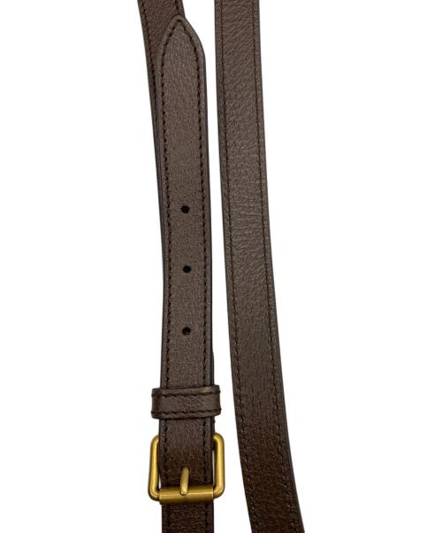 GUCCI（グッチ）GUCCI (グッチ) ショルダーバッグ ベージュ×ブラウンの古着・服飾アイテム