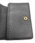 中古・古着 LOUIS VUITTON (ルイ ヴィトン) 2つ折り財布 ブラック：35000円