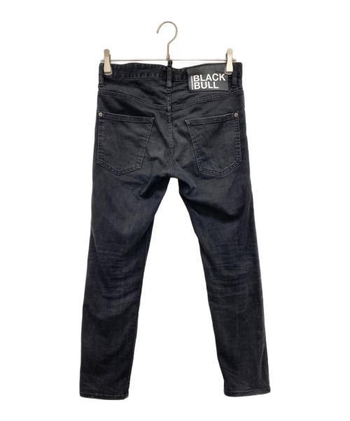 DSQUARED2（ディースクエアード）DSQUARED2 (ディースクエアード) DSQUAREA2 642 ストレートジーンズ　Black Bull ブラック サイズ:XLの古着・服飾アイテム