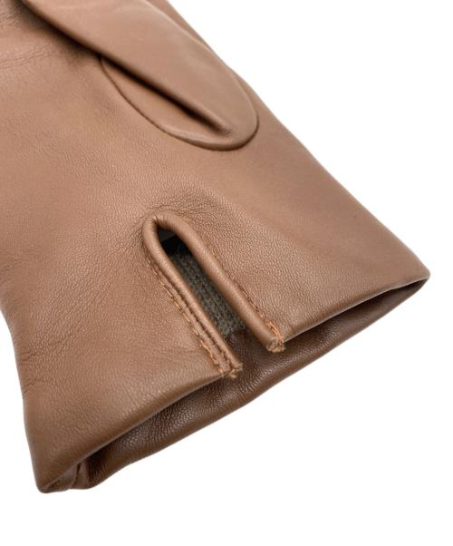 COACH（コーチ）COACH (コーチ) レザーグローブ ブラウン サイズ:175/180の古着・服飾アイテム