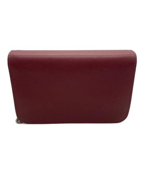 LONGCHAMP（ロンシャン）LONGCHAMP (ロンシャン) チェーンショルダーバッグ レッドの古着・服飾アイテム