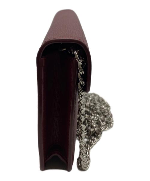 LONGCHAMP（ロンシャン）LONGCHAMP (ロンシャン) チェーンショルダーバッグ レッドの古着・服飾アイテム