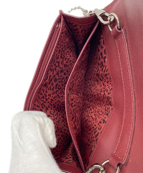 LONGCHAMP（ロンシャン）LONGCHAMP (ロンシャン) チェーンショルダーバッグ レッドの古着・服飾アイテム