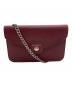 LONGCHAMP（ロンシャン）の古着「チェーンショルダーバッグ」｜レッド
