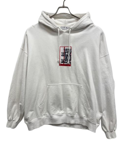 BlackEyePatch（ブラックアイパッチ）BlackEyePatch (ブラックアイパッチ) BlackEyePatch　パーカー ホワイト サイズ:XLの古着・服飾アイテム