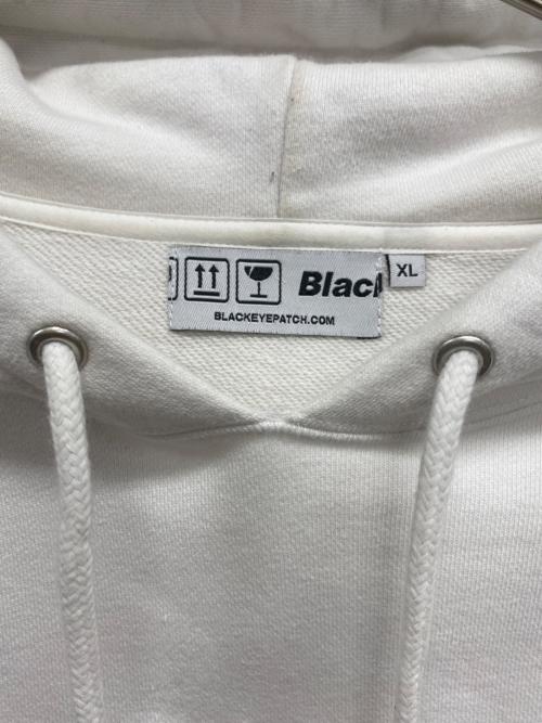 BlackEyePatch（ブラックアイパッチ）BlackEyePatch (ブラックアイパッチ) BlackEyePatch　パーカー ホワイト サイズ:XLの古着・服飾アイテム