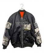 DIESELディーゼル）の古着「MA-1ジャケット」｜ブラック