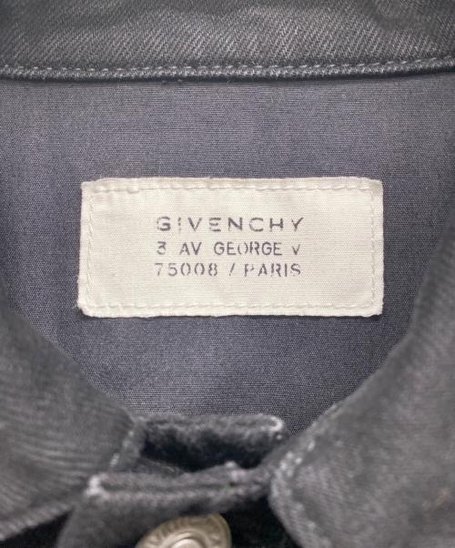 GIVENCHY（ジバンシィ）GIVENCHY (ジバンシィ) Givenchy Black Rare Patch Logo Denim Jacket（ブラック レアパッチ ロゴ デニムジャケット） ブラック サイズ:Sの古着・服飾アイテム