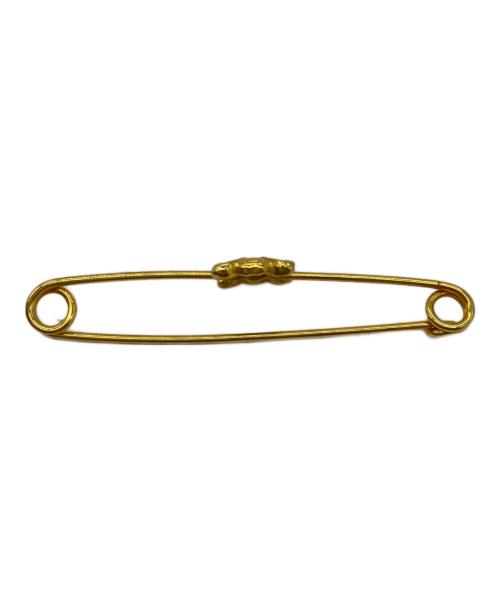 CELINE（セリーヌ）CELINE (セリーヌ) ブローチ ゴールドの古着・服飾アイテム