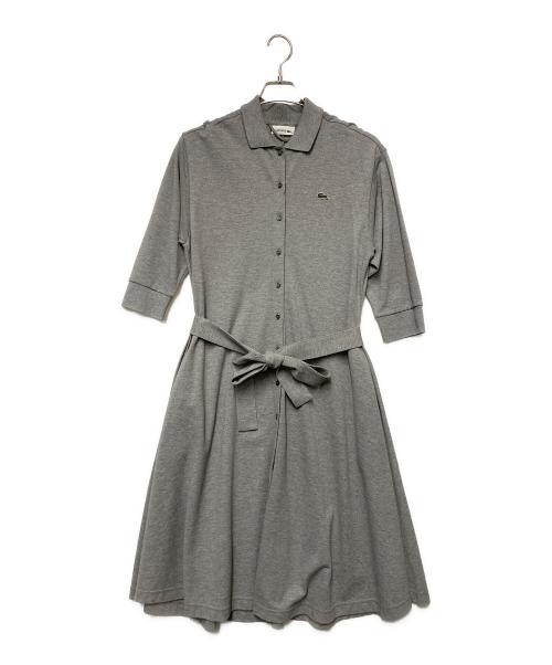 LACOSTE（ラコステ）LACOSTE (ラコステ) ワンピース ライトグレー サイズ:Mの古着・服飾アイテム