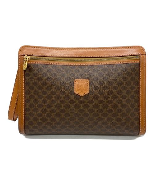 CELINE（セリーヌ）CELINE (セリーヌ) クラッチバッグ ブラウンの古着・服飾アイテム