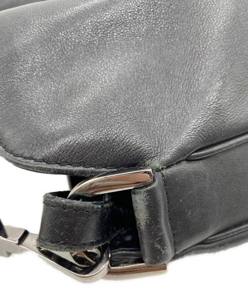 GUCCI（グッチ）GUCCI (グッチ) バンブーショルダーバッグ ブラックの古着・服飾アイテム