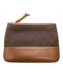LOEWE（ロエベ）の古着「ポーチ」｜ブラウン