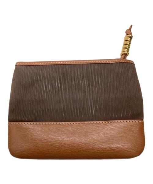 LOEWE（ロエベ）LOEWE (ロエベ) ポーチ ブラウンの古着・服飾アイテム