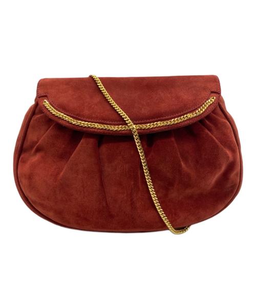 Salvatore Ferragamo（サルヴァトーレ フェラガモ）Salvatore Ferragamo (サルヴァトーレ フェラガモ) チェーンショルダーバッグ レッドの古着・服飾アイテム