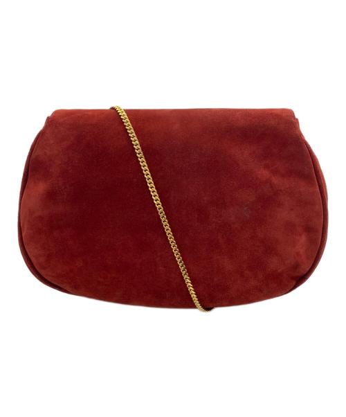 Salvatore Ferragamo（サルヴァトーレ フェラガモ）Salvatore Ferragamo (サルヴァトーレ フェラガモ) チェーンショルダーバッグ レッドの古着・服飾アイテム