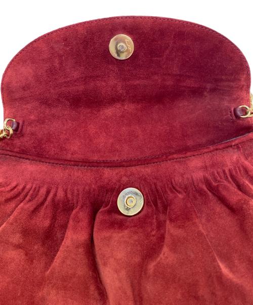 Salvatore Ferragamo（サルヴァトーレ フェラガモ）Salvatore Ferragamo (サルヴァトーレ フェラガモ) チェーンショルダーバッグ レッドの古着・服飾アイテム