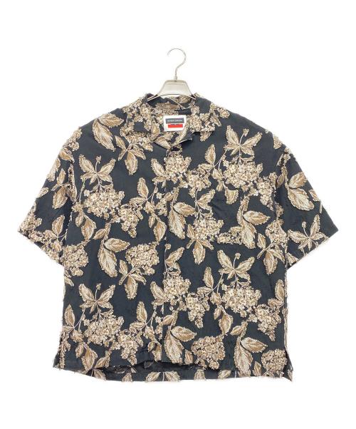 MAISON SPECIAL（メゾンスペシャル）MAISON SPECIAL (メゾンスペシャル) MAISON SPECIAL 半袖シャツ ブラック×ベージュ サイズ:Sの古着・服飾アイテム