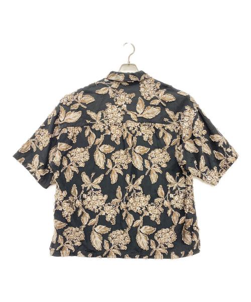 MAISON SPECIAL（メゾンスペシャル）MAISON SPECIAL (メゾンスペシャル) MAISON SPECIAL 半袖シャツ ブラック×ベージュ サイズ:Sの古着・服飾アイテム