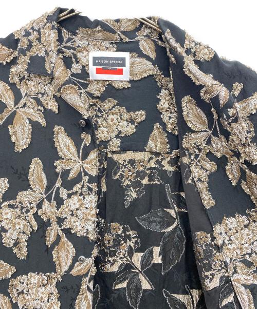 MAISON SPECIAL（メゾンスペシャル）MAISON SPECIAL (メゾンスペシャル) MAISON SPECIAL 半袖シャツ ブラック×ベージュ サイズ:Sの古着・服飾アイテム