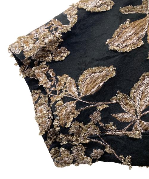 MAISON SPECIAL（メゾンスペシャル）MAISON SPECIAL (メゾンスペシャル) MAISON SPECIAL 半袖シャツ ブラック×ベージュ サイズ:Sの古着・服飾アイテム