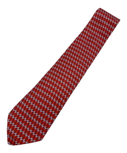 HERMES（エルメス）HERMES (エルメス) ネクタイ オレンジ サイズ:不明の古着・服飾アイテム