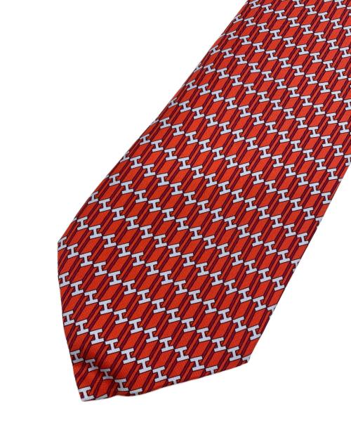 HERMES（エルメス）HERMES (エルメス) ネクタイ オレンジ サイズ:不明の古着・服飾アイテム