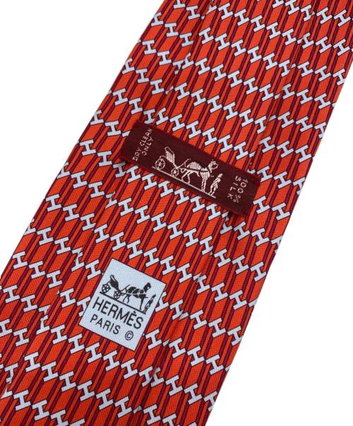 HERMES（エルメス）HERMES (エルメス) ネクタイ オレンジ サイズ:不明の古着・服飾アイテム