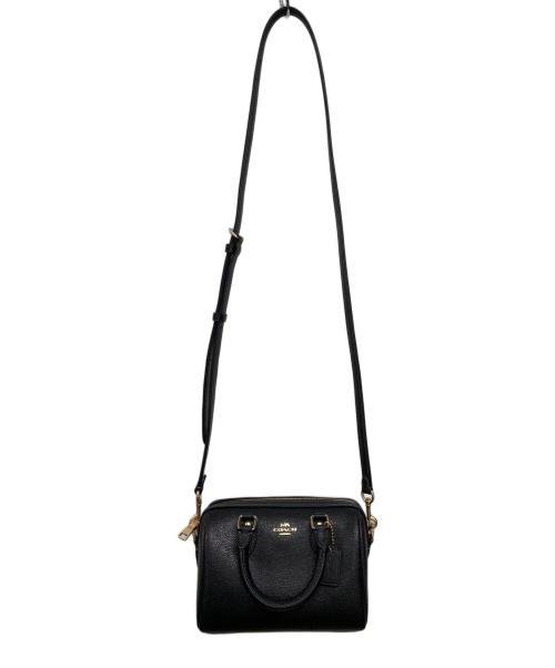 COACH（コーチ）COACH (コーチ) ミニアーロンクロスボディ ブラックの古着・服飾アイテム