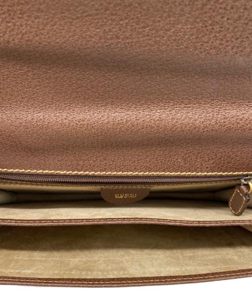 GUCCI（グッチ）GUCCI (グッチ) セカンドバッグ ブラウンの古着・服飾アイテム