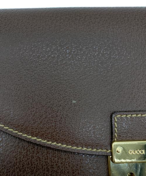 GUCCI（グッチ）GUCCI (グッチ) セカンドバッグ ブラウンの古着・服飾アイテム