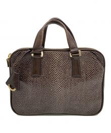 aniary（アニアリ）の古着「aniary　ハンドバッグ」｜ブラウン