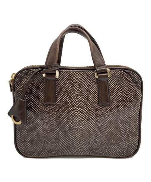 aniary（アニアリ）aniary (アニアリ) aniary　ハンドバッグ ブラウンの古着・服飾アイテム