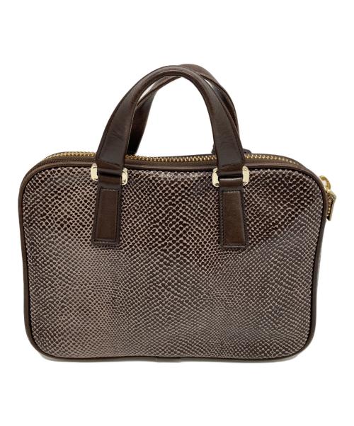 aniary（アニアリ）aniary (アニアリ) aniary　ハンドバッグ ブラウンの古着・服飾アイテム