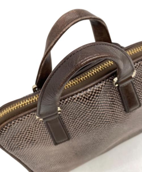 aniary（アニアリ）aniary (アニアリ) aniary　ハンドバッグ ブラウンの古着・服飾アイテム