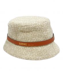 LOEWE（ロエベ）の古着「アナグラムジャカード＆カーフ」｜ベージュ